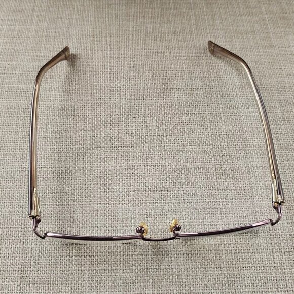 Michael Kors Women Eyeglasses Frame Half Rim Glasses Purple Tone MK312 210 Frame - Picture 12 of 12